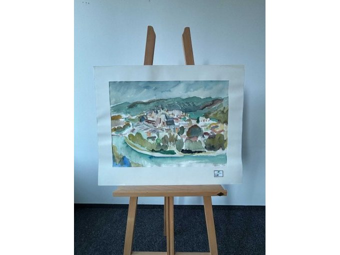 1 Bild Künstler Mumm - Blick auf Wasserburg – kavel bij Zoll-Auktion, München