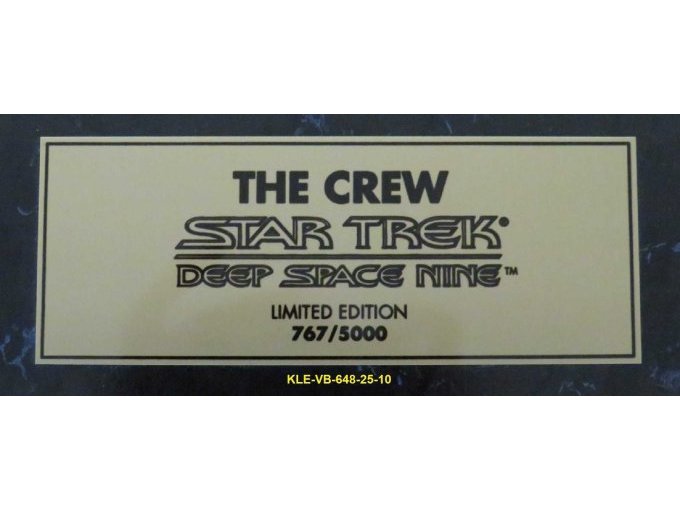 Plakette mit Hinweis auf Limited Edition