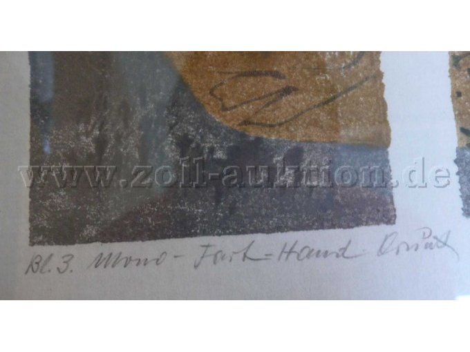 1 Bild Stillleben mit Äpfeln von Hans Schellinger, Original – foto 3 – kavel bij Zoll-Auktion, Hof