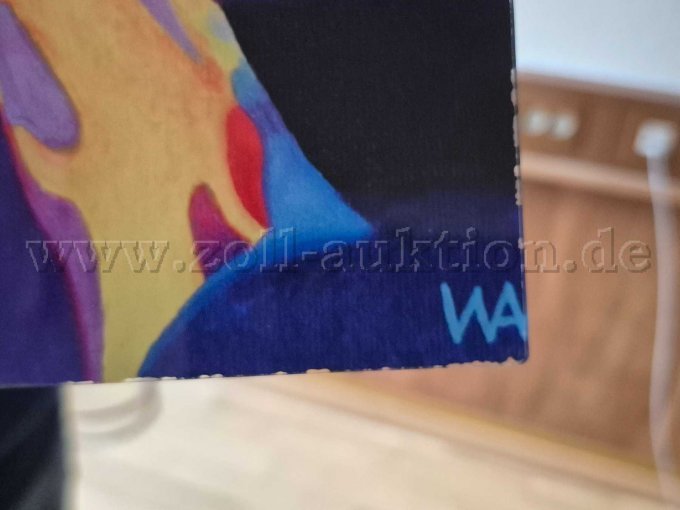 Bild auf Plexiglas "Poloponies"
Signatur