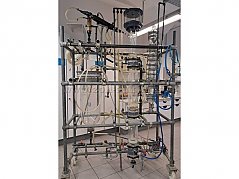 Vorderansicht Blasensäulenreaktor
