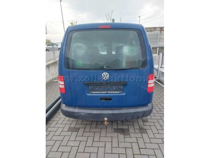 VW Caddy 3,5t, blau, Benziner,