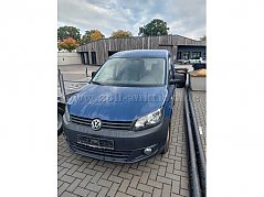 VW Caddy 3,5t, blau, Benziner, Euro5, mit Inneneinbau für Handwerker