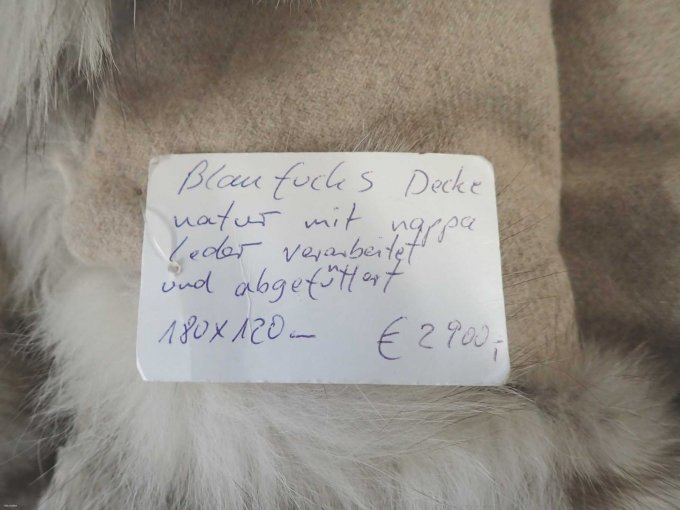 Blick auf das Etikett
