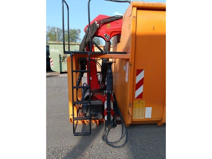 Kranbedienstand und Kran-Abstützung