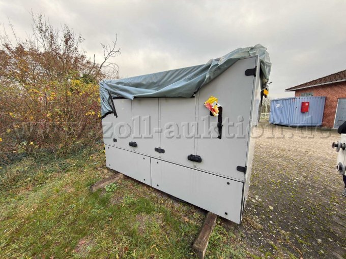 Blockheizkraftwerk Rückansicht