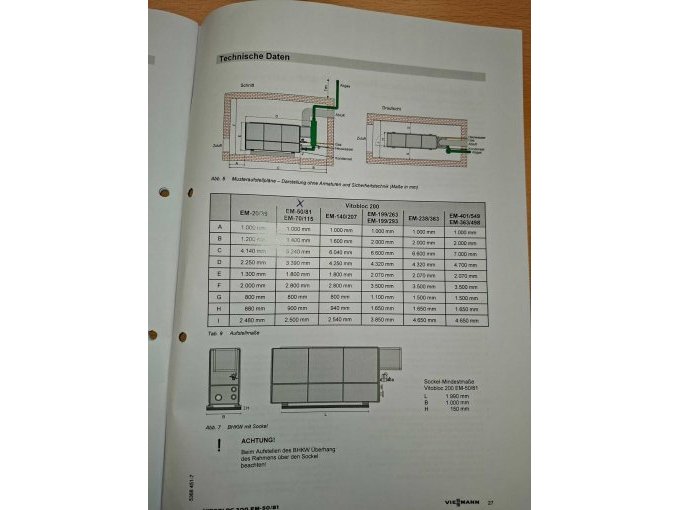Einbauvorschrift