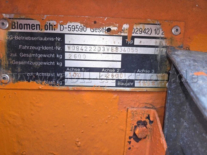 Herstellerschild 1