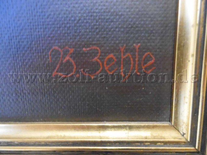 Signatur des Malers B. Zehle