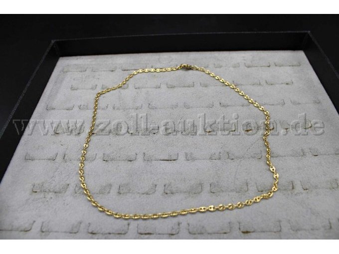 Bohnenhalskette aus 585er Gelbgold Bohnenhalskette aus 585er Gelbgold