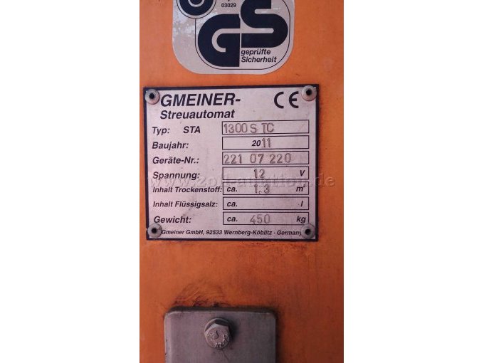 Typenschild Salzstreuer