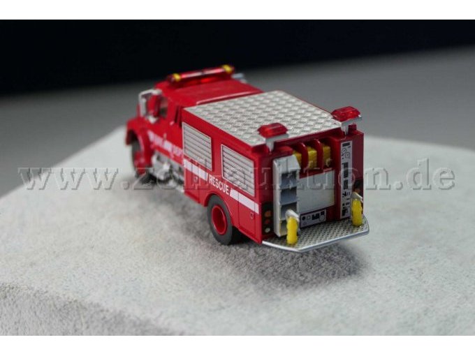 Boley Feuerwehrfahrzeug Doppelkabine, 1:87 Ansicht von hinten