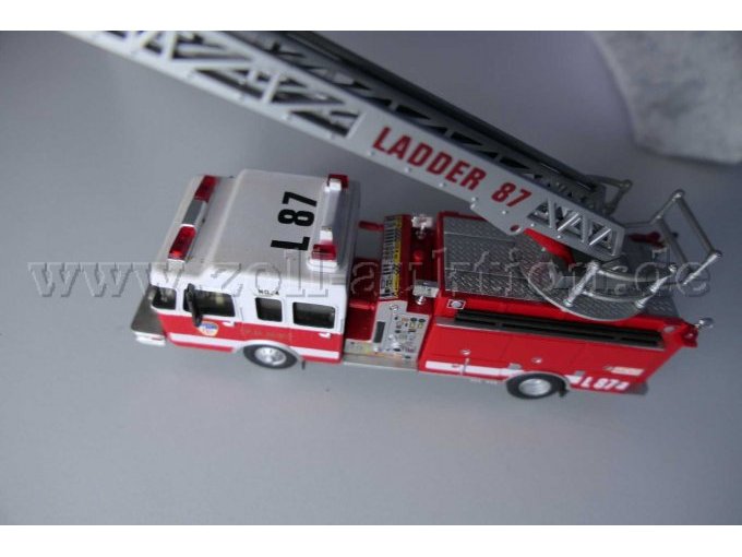 Boley Feuerwehrfahrzeug mit Leiter (L87), 1:87 Ansicht von oben