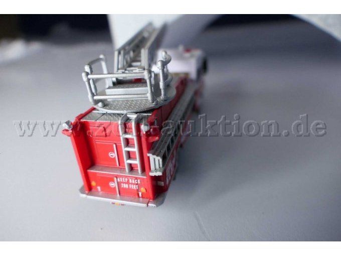 Boley Feuerwehrfahrzeug mit Leiter (L87), 1:87 Ansicht von hinten