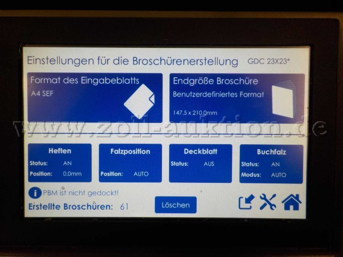 1 boekjesmaker (brochureafwerker) Plockmatic 350 – foto 4 – kavel bij Zoll-Auktion, Nürnberg