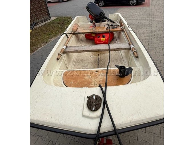 1 Boot (Hersteller unbek.) mit 25-PS (Evinrude) und Einachs-Trailer (Heinemann) – foto 18 – kavel bij Zoll-Auktion, Geeste