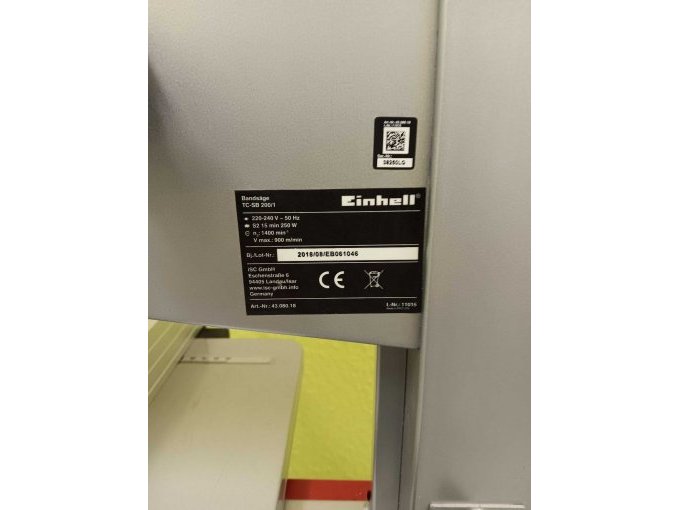 Einhell Bandsäge mit CE-Kennzeichnung