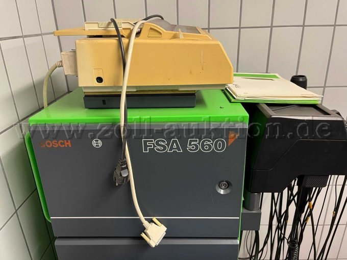 Bosch FSA 560 Motortester - Ansicht seitlich