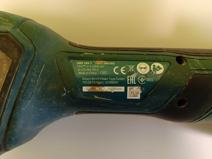 Bosch Akku-Winkelschleifer