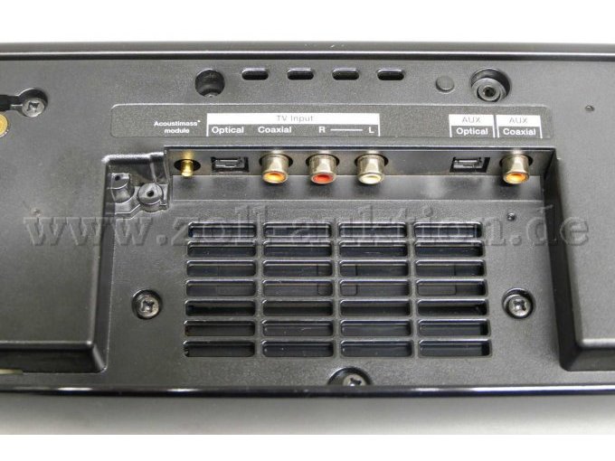 Soundbar Detailansicht von unten