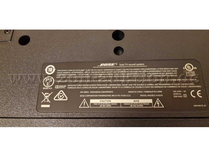 1 Bose TV Solo Sound System – foto 4 – kavel bij Zoll-Auktion, Berlin