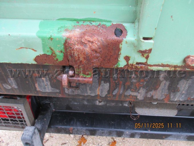 Roststelle und Schweißnaht