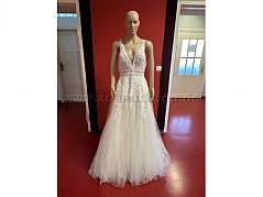 Brautkleid Très Chic "MTL 24217"  Gr. 42, ohne Ärmel Gesamtansicht von vorne