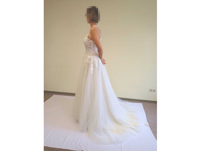 Brautkleid seitlich