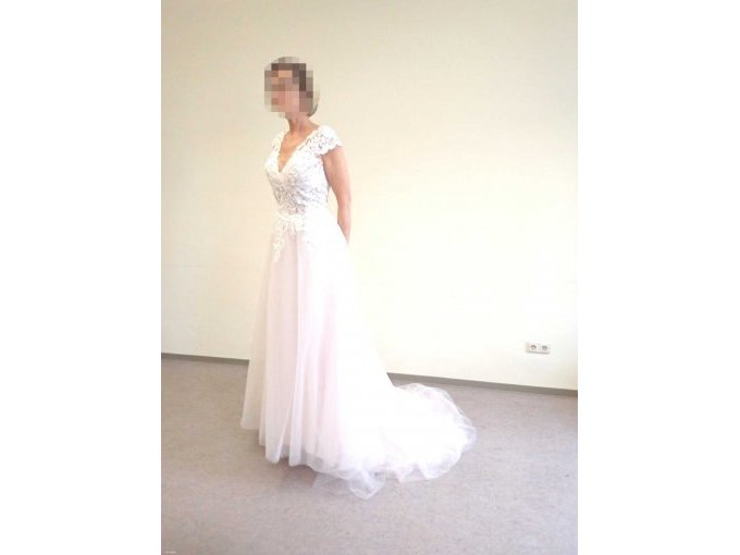 Brautkleid seitlich