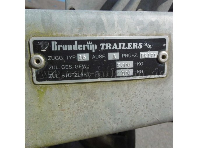 Typenschild Deichsel