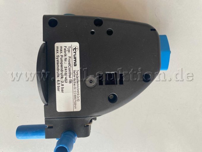 Komponente Frost-Control, Ansicht von der Seite mit Typenschild