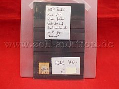 Gesamtansicht der beschriebenen Briefmarke der Auktion