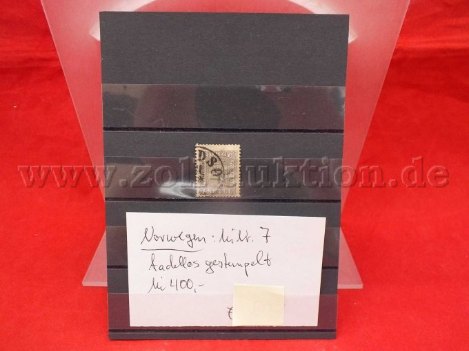 Gesamtansicht der beschriebenen Briefmarke der Auktion