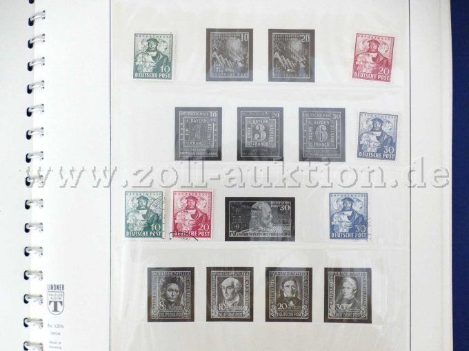 6 Briefmarken zum Teil gestempelt