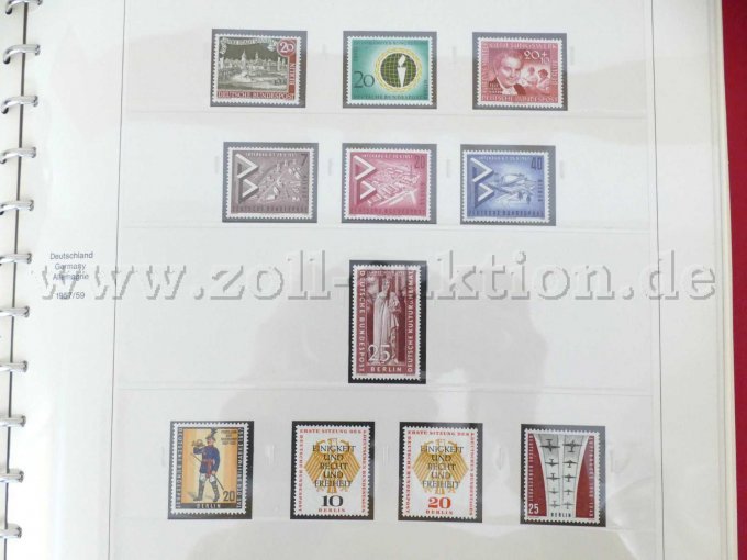 Briefmarken 1957/59