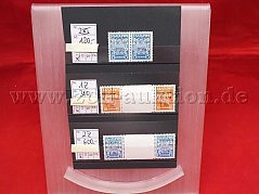 Gesamtansicht der beschriebenen Briefmarken der Auktion