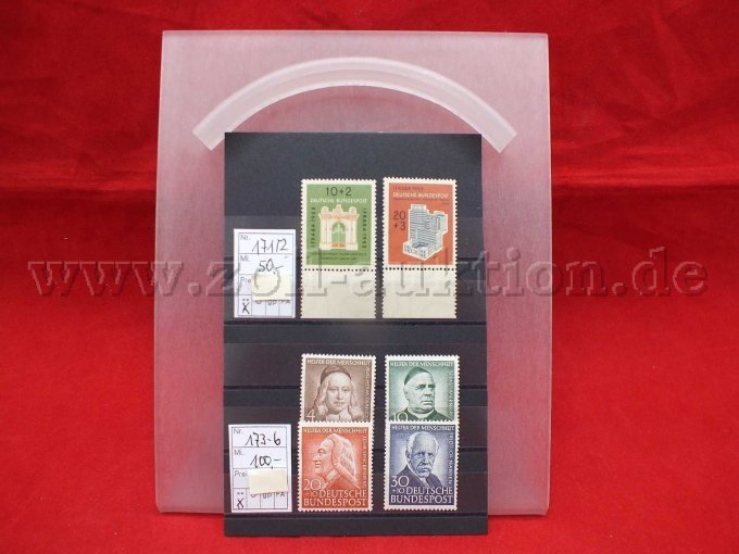 Position 2 
Gesamtansicht der beschriebenen Briefmarken