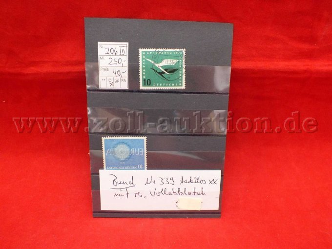 Position 5
Gesamtansicht der beschriebenen Briefmarken