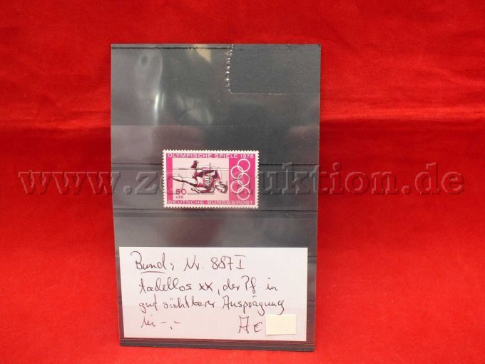 Position 1 
Gesamtansicht der beschriebenen Briefmarken