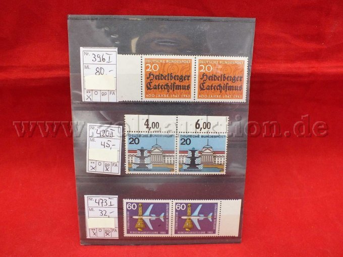 Position 4
Gesamtansicht der beschriebenen Briefmarken