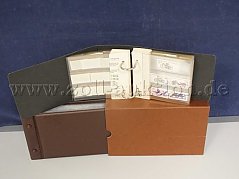 Gesamtansicht der Auktionsware Briefmarkensammlung, 2 Alben