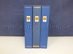 Gesamtansicht der Auktionsware  Briefmarkensammlung, 3 Bände, DDR 1949 - 1990