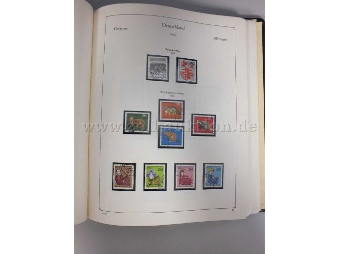 Exemplarische Seite Briefmarken