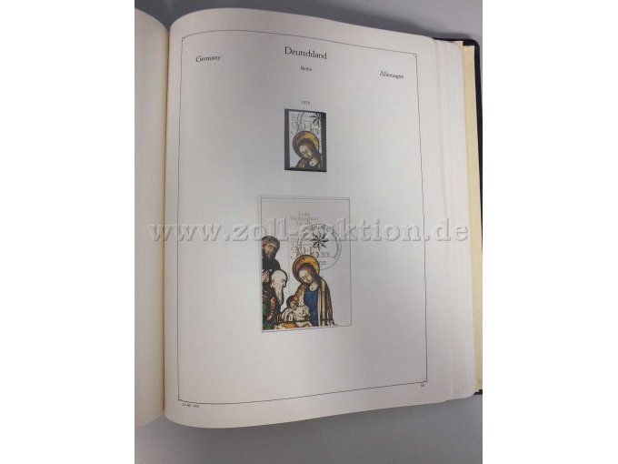 Exemplarische Seite Briefmarken