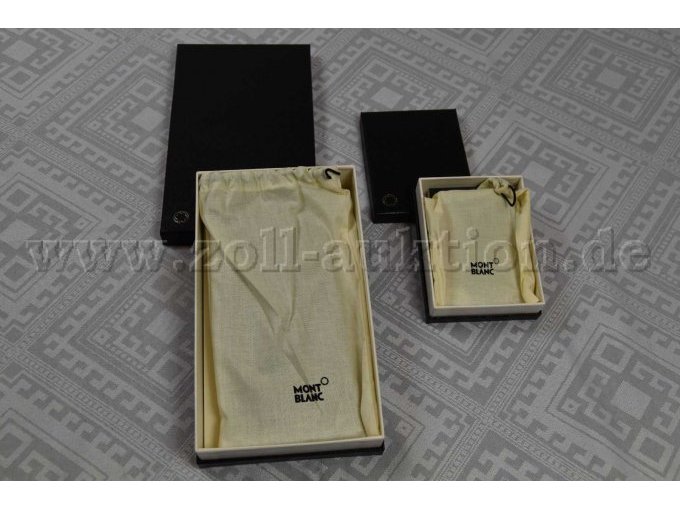 1 Brieftasche und 1 Kartenetui „Mont Blanc“ Meisterstück Urban