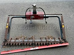 Ansicht von vorne Messerbalken mit Schutz