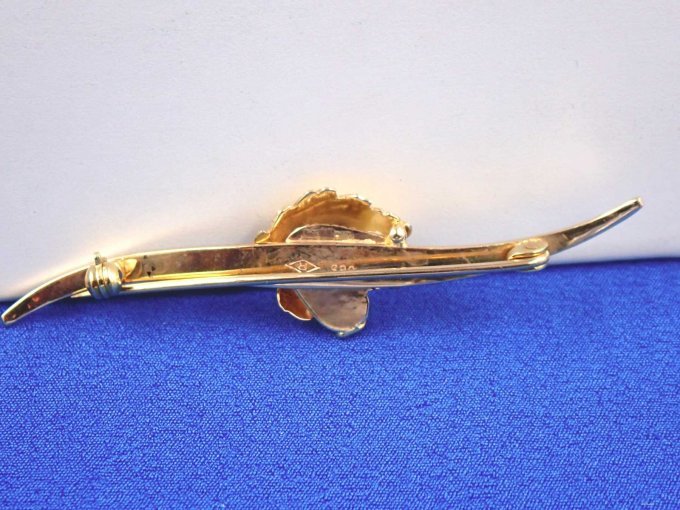 Rückseite der Brosche