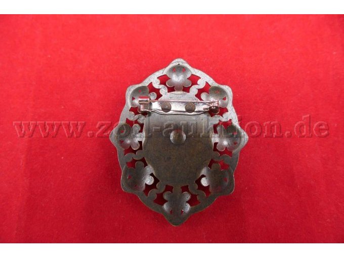 Rückseite der Brosche mit Verschluss