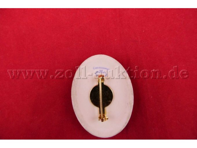 Rückseite der Brosche mit Verschluss