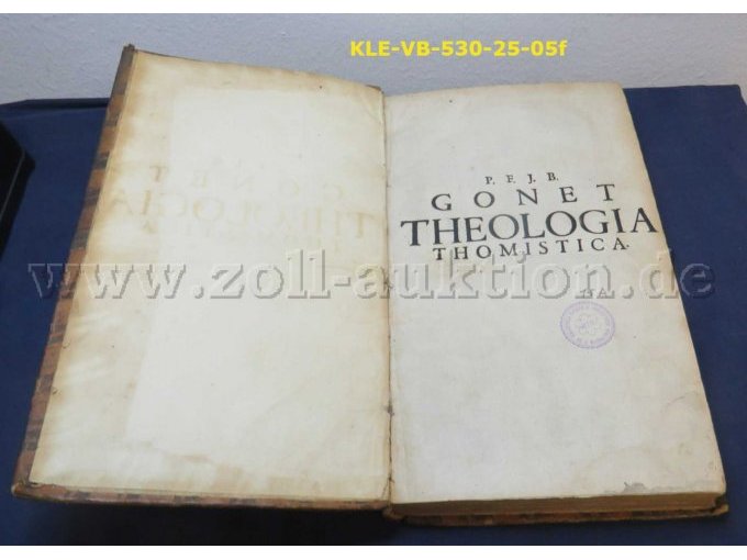 Buch aufgeklappt, 1. Seite